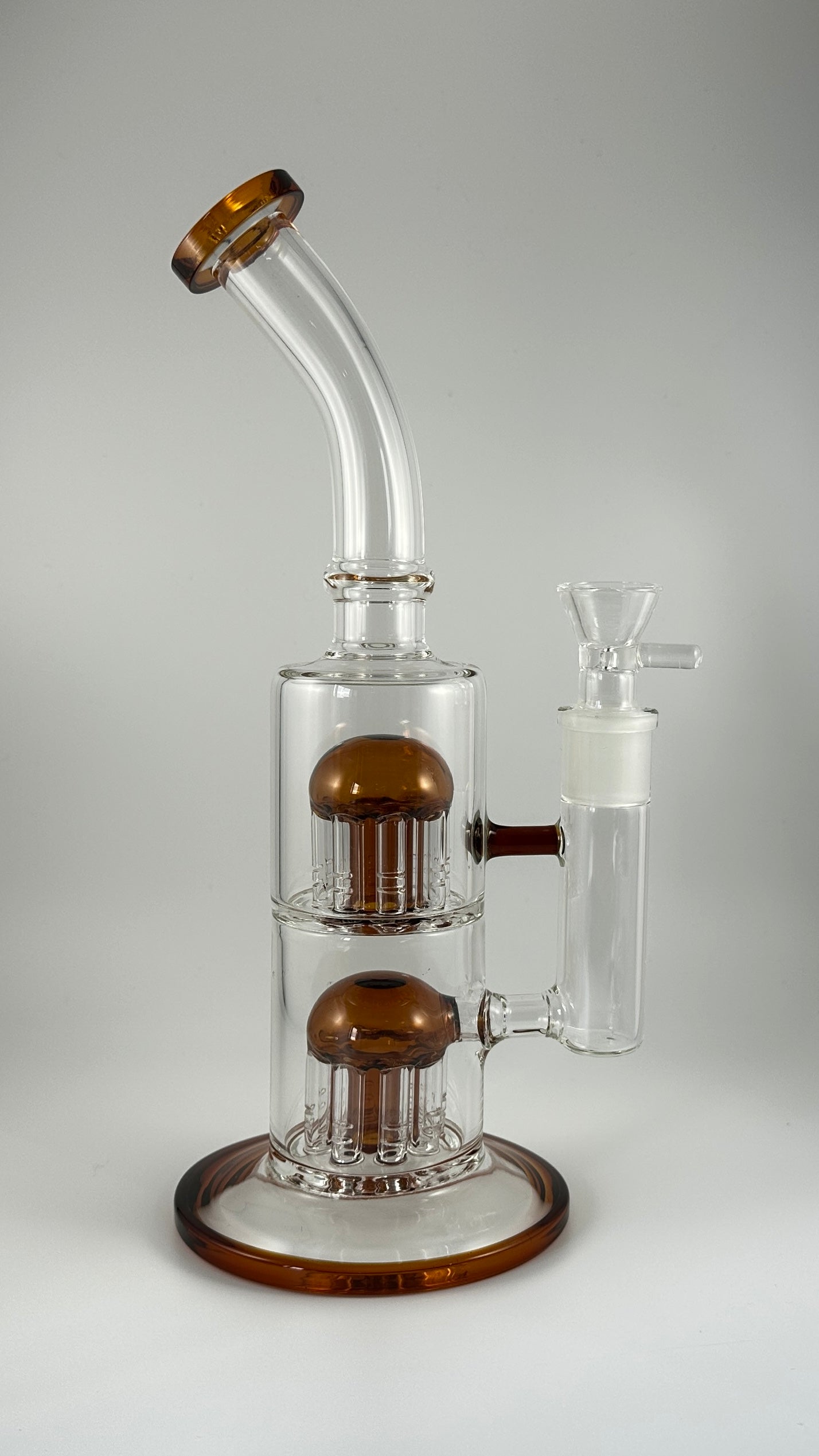 BROWN JELLYFISH GLASS BONG