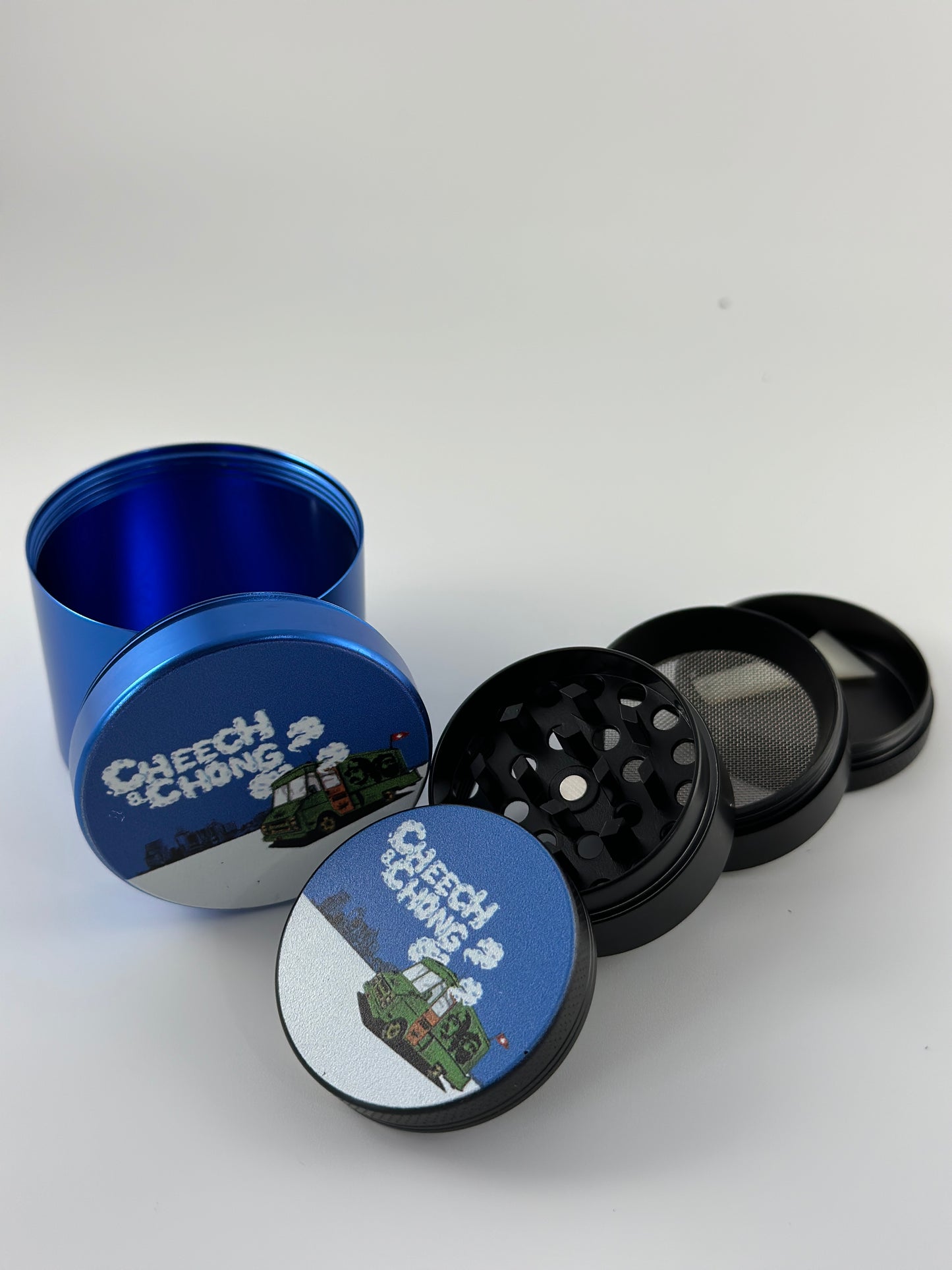 CHEECH AND CHONG METAL GRINDER & STORAGE POT