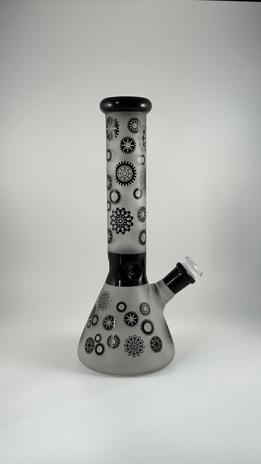 GEARS & SCREWS GLASS BONG