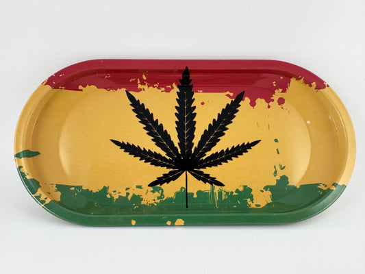 JAMAICA CBD LEAF ROLLING TRAY